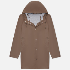 Мужская куртка дождевик Stutterheim Stockholm Lightweight коричневый, Размер XS