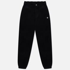 Женские брюки Converse Seasonal Corduroy Jogger чёрный, Размер L
