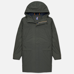 Мужская куртка парка K-Way Remi Ripstop Marmotta оливковый, Размер XL