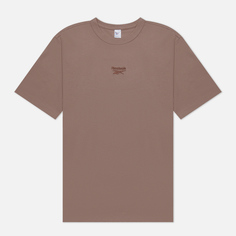 Мужская футболка Reebok Classics Small Vector коричневый, Размер XL