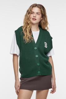 Жилет женский Befree 2331425856 зеленый M
