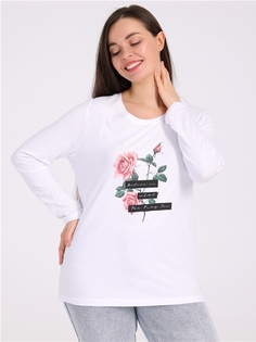 Лонгслив женский Апрель 1ЖДЛД4239001 белый 108/164