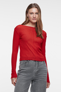 Лонгслив женский Befree 2331442474 красный S