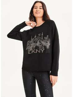 Свитшот женский DKNY DP2T7792 черный M