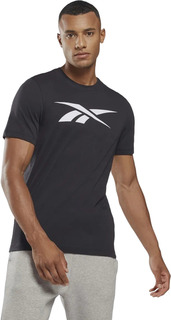 Футболка мужская Reebok Vector Tee черная XS