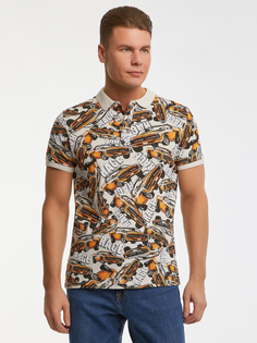 Футболка мужская oodji 5B422001M бежевая XL