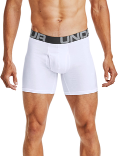 Трусы мужские Under Armour UA Charged Cotton 6in 3 Pack белые XL