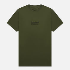 Мужская футболка maharishi Miltype Crew Neck оливковый, Размер L