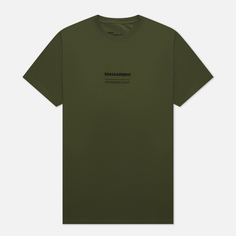 Мужская футболка maharishi Miltype Crew Neck оливковый, Размер S