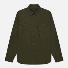 Мужская рубашка maharishi Miltype Custom Organic Cotton Twill оливковый, Размер XXL