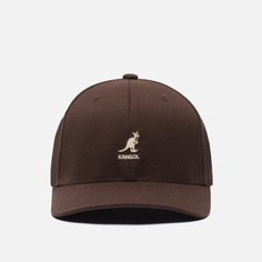 Кепка Kangol Wool Flexfit Baseball коричневый, Размер S-M