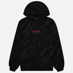 Мужская толстовка maharishi Miltype Camo Embroidered Hoodie чёрный, Размер M