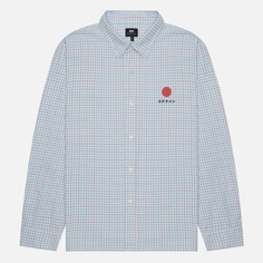 Мужская рубашка Edwin Red Dot голубой, Размер XS