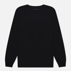 Мужской лонгслив SOPHNET. Essential Ultima Single Jersey чёрный, Размер S