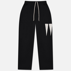 Мужские брюки Rick Owens DRKSHDW Edfu MT Drawstring Long Patch чёрный, Размер XXL