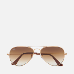 Солнцезащитные очки Ray-Ban Aviator Gradient золотой, Размер 58mm