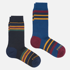 Комплект носков Pendleton Yakima Camp Stripe 2-Pack комбинированный, Размер 42-46 EU