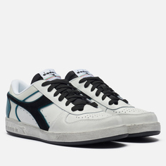 Мужские кроссовки Diadora Magic Basket Low Icona Leather белый, размер 44.5 EU