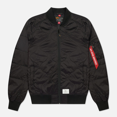 Мужская куртка бомбер Alpha Industries L-2B Quilted Flight чёрный, Размер L