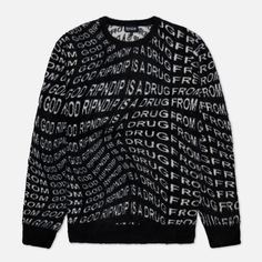 Мужской свитер Ripndip Drug From God Knit Mohair чёрный, Размер XL