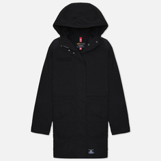 Женская куртка парка Alpha Industries Colorblock Hooded чёрный, Размер XS