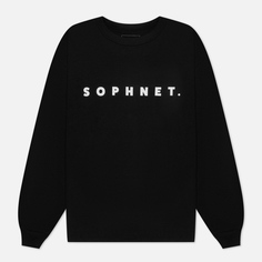 Мужской лонгслив SOPHNET. Classic Logo Baggy чёрный, Размер S