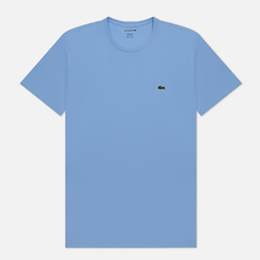 Мужская футболка Lacoste Classic Embroidered Logo голубой, Размер M
