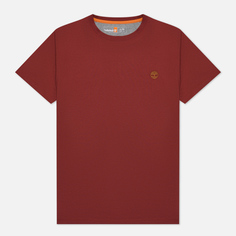 Мужская футболка Timberland Dunstan River Slim Fit бордовый, Размер S