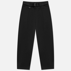 Мужские брюки SOPHNET. Stretch Chino Belted Tuck Hem Code Tapered чёрный, Размер XL