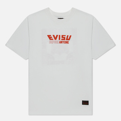 Мужская футболка Evisu Heritage Godhead Square Printed белый, Размер XL