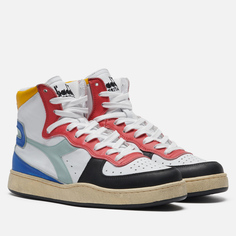 Кроссовки Diadora Mi Basket Used белый, размер 45 EU