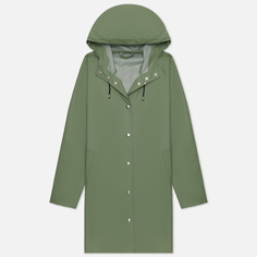 Женская куртка дождевик Stutterheim Mosebacke Lightweight зелёный, Размер XS
