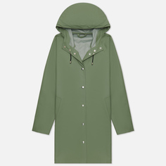 Женская куртка дождевик Stutterheim Mosebacke Lightweight зелёный, Размер XS