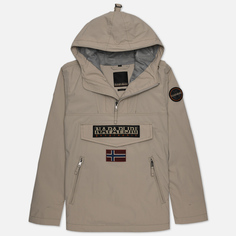 Мужская куртка анорак Napapijri Rainforest Pocket Summer бежевый, Размер XXL