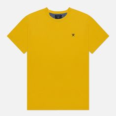 Мужская футболка Hackett Swim Trim Logo жёлтый, Размер M
