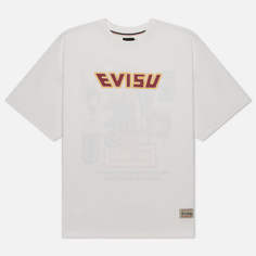 Мужская футболка Evisu Heritage No.1 Daruma & Fortune-Cat Printed белый, Размер XL