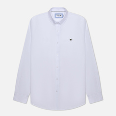 Мужская рубашка Lacoste Slim Fit Button Collar белый, Размер 43