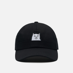 Кепка Ripndip Lord Nermal 6 Panel Pocket чёрный, Размер ONE SIZE