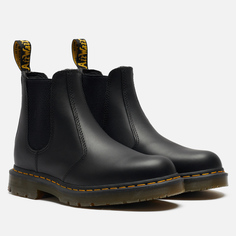 Ботинки Dr. Martens 2976 Slip Resistant Leather чёрный, размер 39 EU