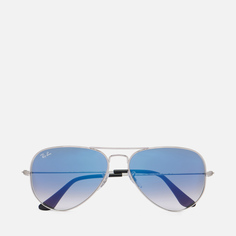 Солнцезащитные очки Ray-Ban Aviator серебряный, Размер 58mm