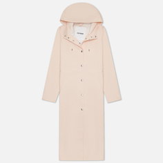 Женская куртка дождевик Stutterheim Mosebacke Long Print розовый, Размер M
