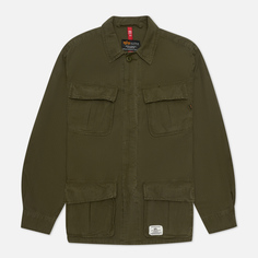 Мужская демисезонная куртка Alpha Industries Jungle Fatigue Shirt оливковый, Размер S