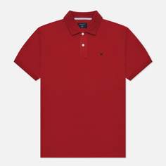 Мужское поло Hackett Slim Fit Logo красный, Размер S