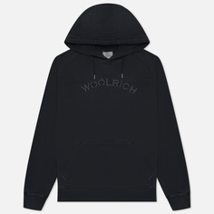 Мужская толстовка Woolrich Varsity Hoodie чёрный, Размер S