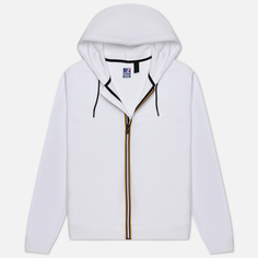 Мужская толстовка K-Way Le Vrai Arnel Zip Hoodie белый, Размер S