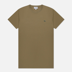 Мужская футболка Lacoste Single-Color Jersey бежевый, Размер XL