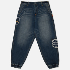 Мужские джинсы Evisu Heritage Multi-Pocket Denim Jogger синий, Размер 28