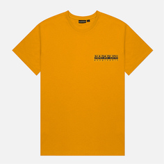 Мужская футболка Napapijri Telemark жёлтый, Размер M