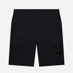 Мужские шорты C.P. Company Cotton/Linen Utility Garment Dyed чёрный, Размер 54