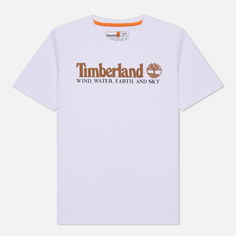 Мужская футболка Timberland Wind Water Earth And Sky белый, Размер S